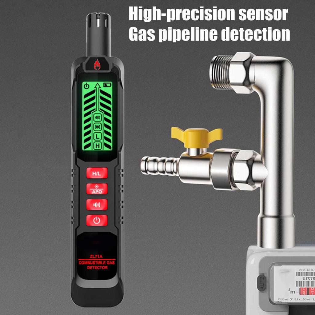 Natural Gas Detector Portable Gas Sniffer Precise Handheld Analyzer Sniffer For Kitchen Hotel Home Safety Indoor Restaurant Car