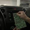 Glowing Stickers Decals for Dashboard and Central Console Customization Transparent Design Flame Retardant PVC Waterproof