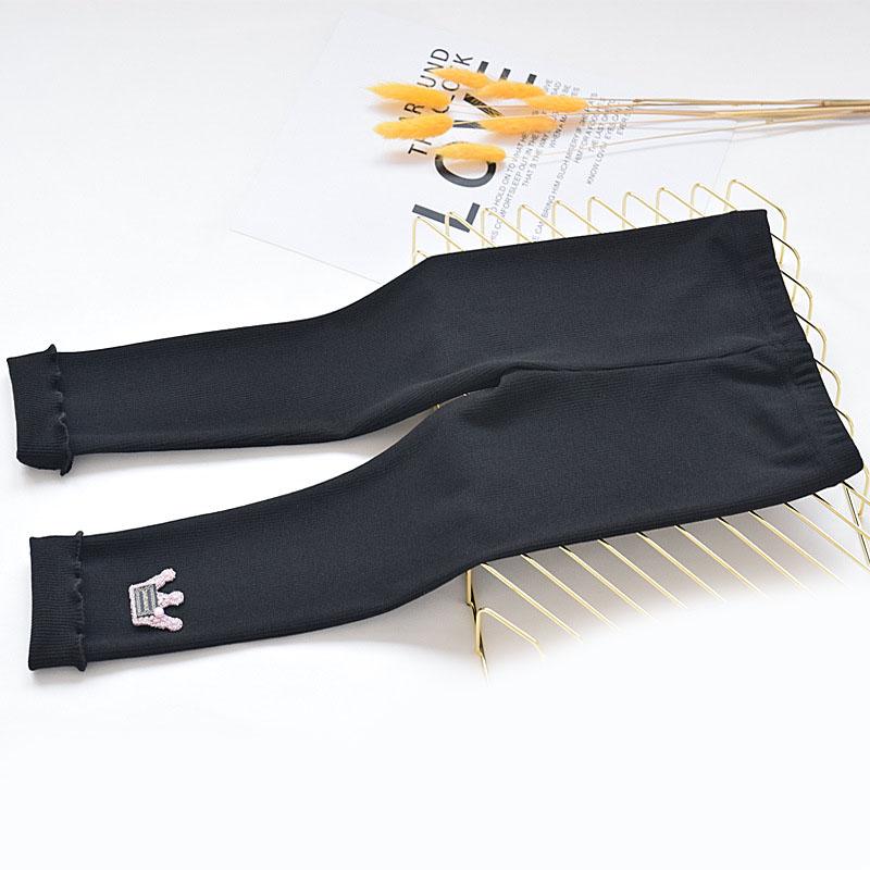 Girls Leggings for Outdoor Travel Clothes Girls Pants Student Casual Wear Cotton Crown Solid Color Leggings 2T