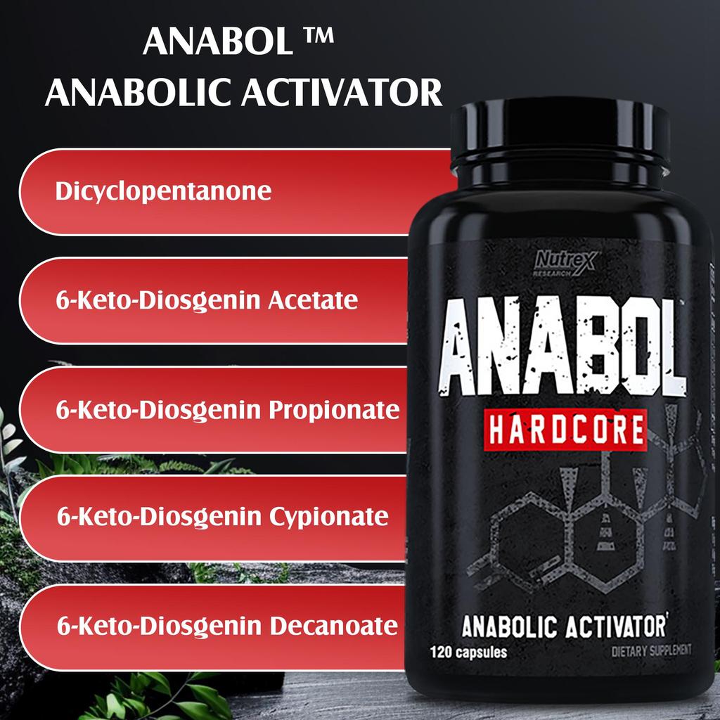 Anabol Hardcore Anaboler Aktivator, Muskelwachstumsförderer und Verhärtungsmittel