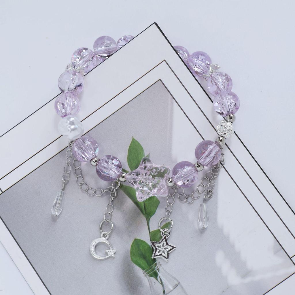 Mori Style Mermaid Crystal Bracelet – Versatile Niche Design for Women, Ideal for Students and Best Friends