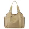 Solid stitching zipper ladies bags shoulder traveling crossbody bags for women nylon large capacity pocket