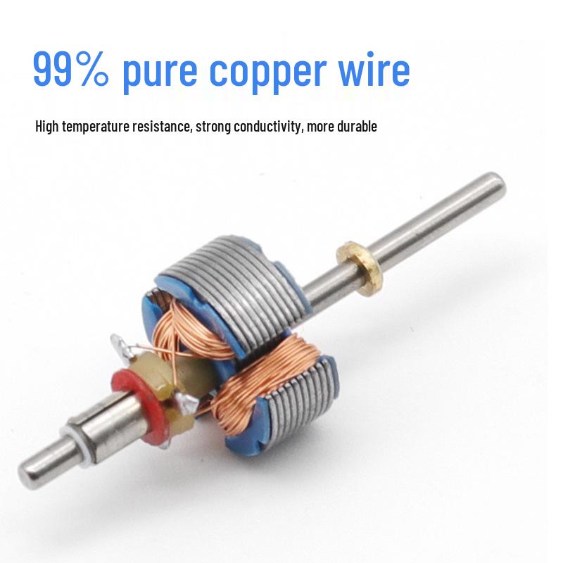 3V DIY Motor for Four-Wheel Drive Car and Handheld Fan - 130 Miniature Motor