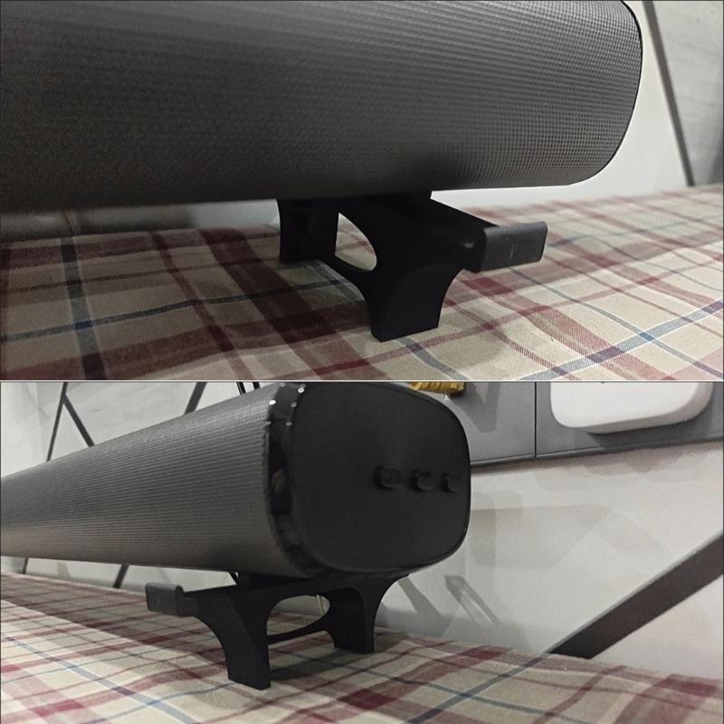 Universal Soundbar Mounting Brackets Plastic Elevator Stand For Secure Placement And Height Adjustment