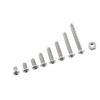 M2.5 A2 Stainless Steel Hex Socket Screws Bolt and Hex Nuts Assortment(Button Head)