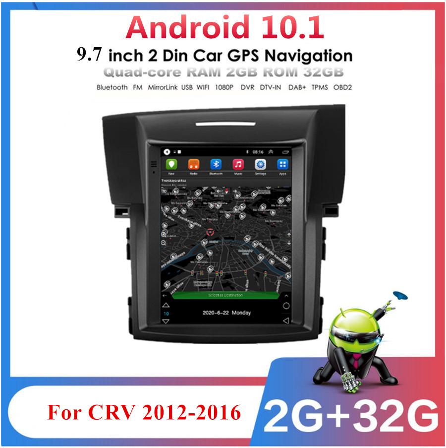 9.7'' Android 10.1 Car Stereo Radio GPS Navigation for Honda CRV 2012-2016 LHD