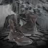 Fashion High Top Combat Breathable Desert Tactical Boots for Men All-Terrain Shoes with Shock Absorption Antiskid Outdoor Hiking Boot