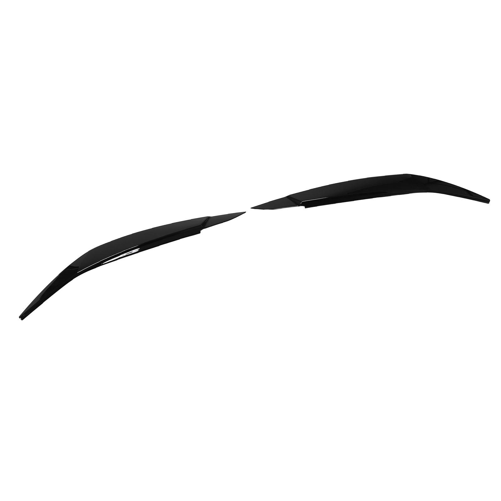 

1 Pair Headlight Eyebrow Decorative Trim Left Right Headlamp Eyebrow Strip Trim for X6 E71 2008 to 2014