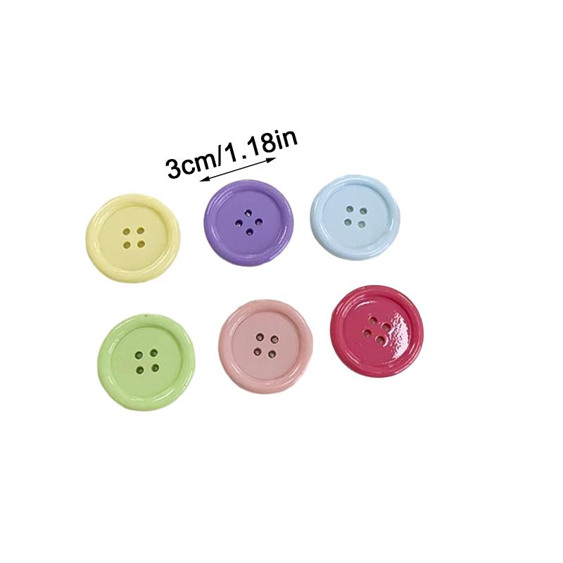 6/12pcs Button Refrigerator Sticker Home Decoration Refrigerator Magnetic Stickers Ins Plastic Refrigerator Sticker Nordic 3cm