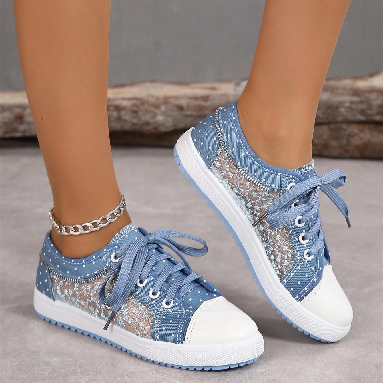 Модные женские кроссовки 2024 Новая мода Летние повседневные лоферы Неглубокая сетка — фото 7