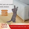 Transparent PVC Self-Adhesive Anti-Scratch Sofa Protector for Cats