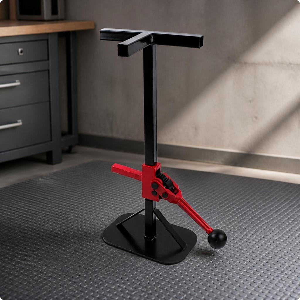Repair Tricycle Lift Maintenance Jack with Ratcheting Lever Stable Service