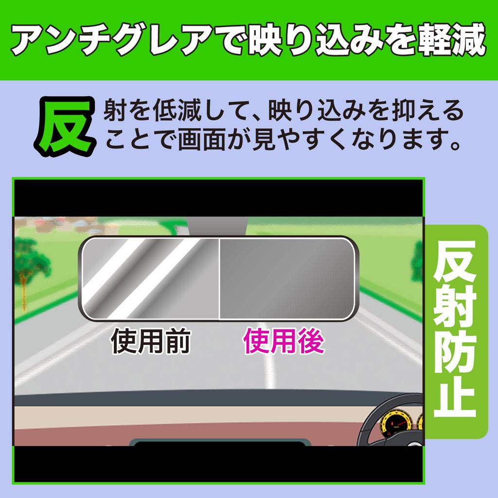 MotoMoto 70mai Dash Cam A410 Screen 9H Hardness Glass Blue Light Made in Japan Protector, (Tempered Equivalent), Blocking, Anti-Reflective,