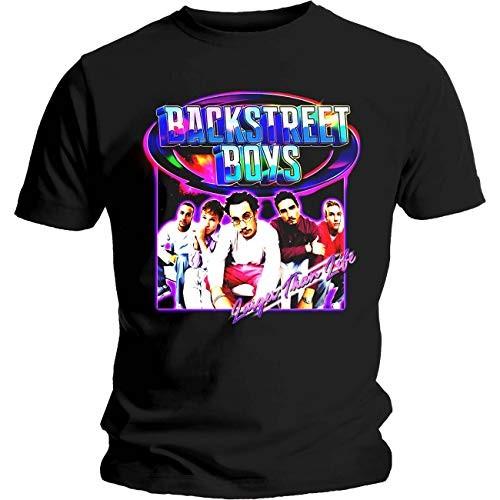 Backstreet Boys Bsbts01mb05 Tshirt Black Xl S