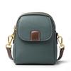 Head Layer Cowhide Women's Bag, Mobile Phone Bag, Women's Genuine Leather Crossbody Bag, Fashionable Multi Compartment Shoulder Bag