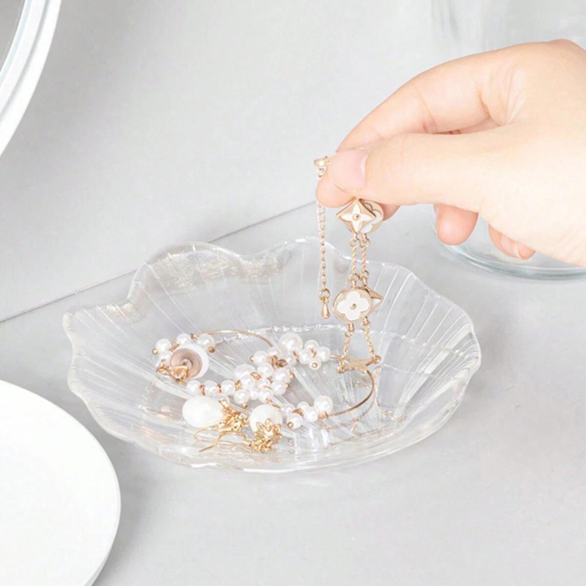 

1pc- Natural shell tray jewelry, jewelry tray, storage tray handicrafts props M