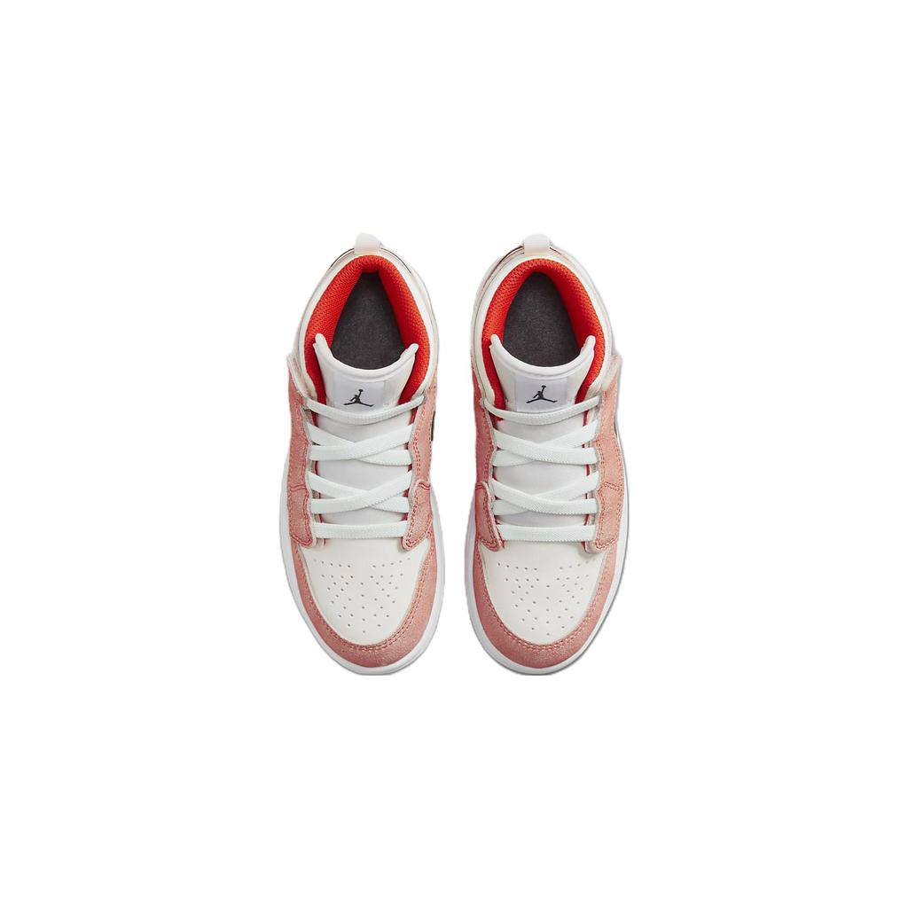 New Jordan 1 Mid Alt SE Orange Suede PS DZ4470-800