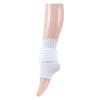 Women's White Knitted Lolita College Style Calf-Length Socks – Warm Spring/Summer Pile Design