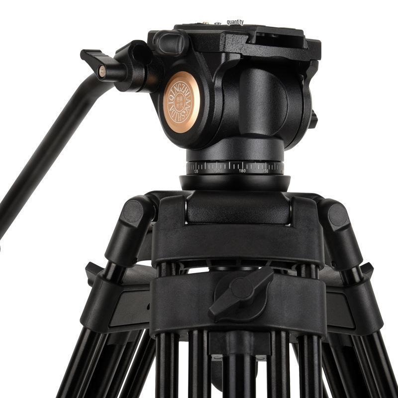 Q880 Aluminum Alloy DSLR Camera Tripod with Hydraulic Pan-Tilt Head for Photography and Videography