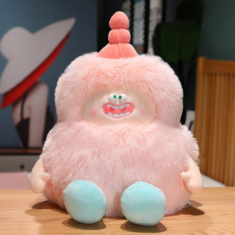 Ugly Cute Monster Doll Pillow Plush Toy Elf Long Haired Monster Doll Rag Doll Give Girlfriend Birthday Gift