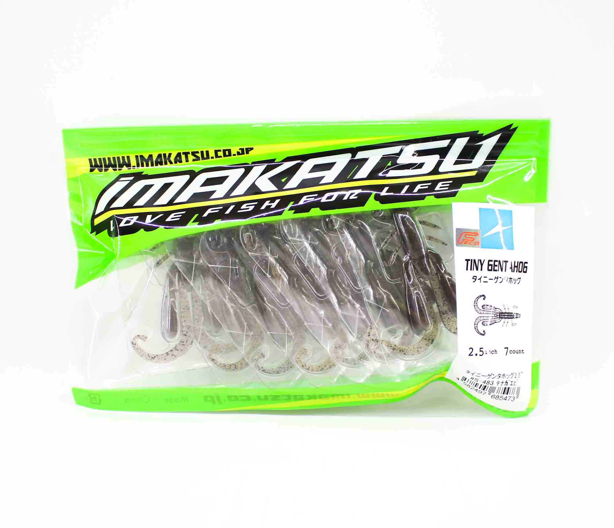 

Мягкая приманка Imakatsu Tiny Genta Hog 2,5 дюйма S-483 (5473)