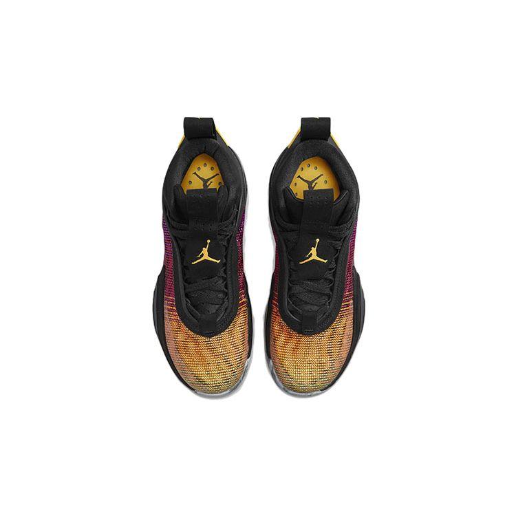 Air Jordan 36 GS Rok tygra Dětské tenisky Černá Laserově oranžová Smrtící růžová DA9054-002