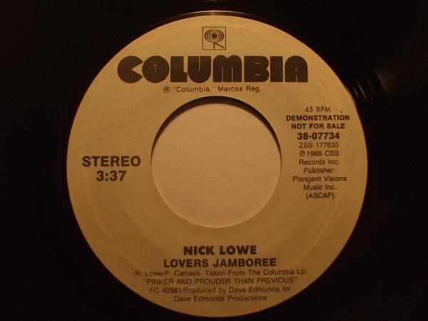 

7inch Record NICK LOWE - Lovers Jamboree 3807734 Columbia 1988 US Rock Used