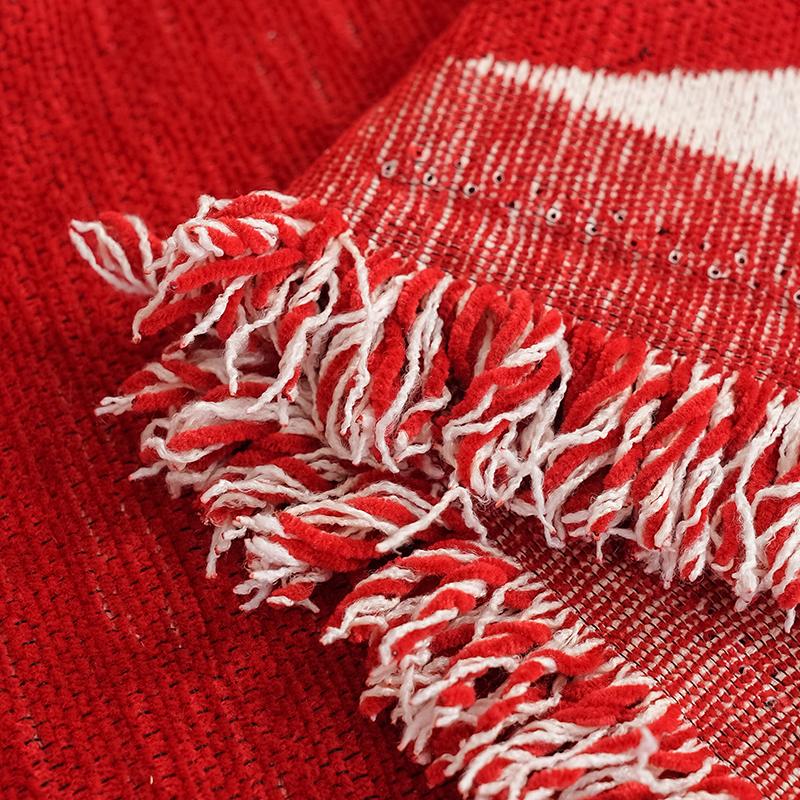 Christmas Festival Decoration Chenille Sofa Cover,All Seasons Blanket Sofa Towel,Living Room Sofa Cover,Anti-cat Scratch Cover