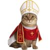 Pope Hat Costume for Cat/Dog Mini Craft Costume Good Feel and Elastic Comfortable and Durable Garments Are Washable