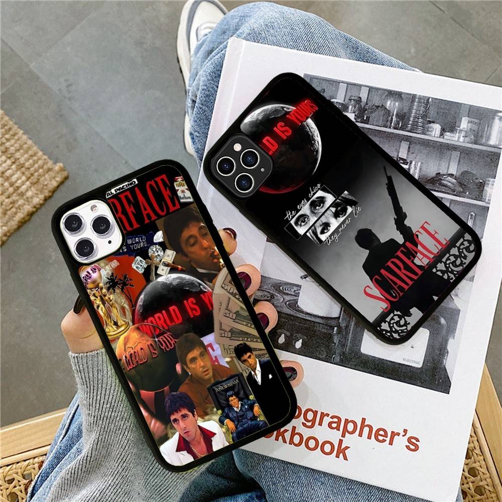 Vintage Classic S-scarface Phone Case For IPhone 11 12 13 14 15 16 17 Pro Max Plus PC+TPU Shockproof Shell