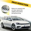 Universal 10PCS Shark Fin Diffuser Vortex Generator Car Wing Roof Spoiler Bumper