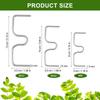 10/30Pcs Fruit Tree Branch Shape Fixator M-Type Branch Trainer Angle Benders Reusable Fruit Tree Support Holder Vine Trainers