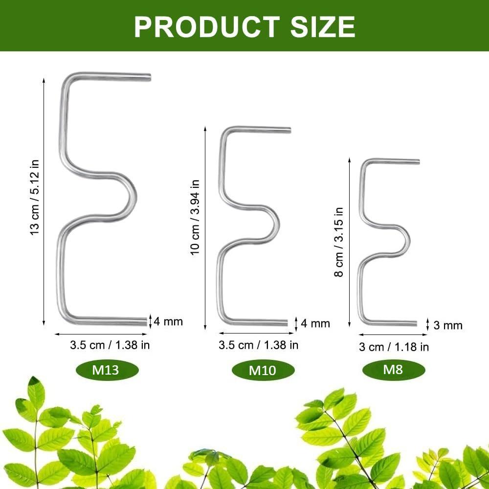 10/30Pcs Fruit Tree Branch Shape Fixator M-Type Branch Trainer Angle Benders Reusable Fruit Tree Support Holder Vine Trainers