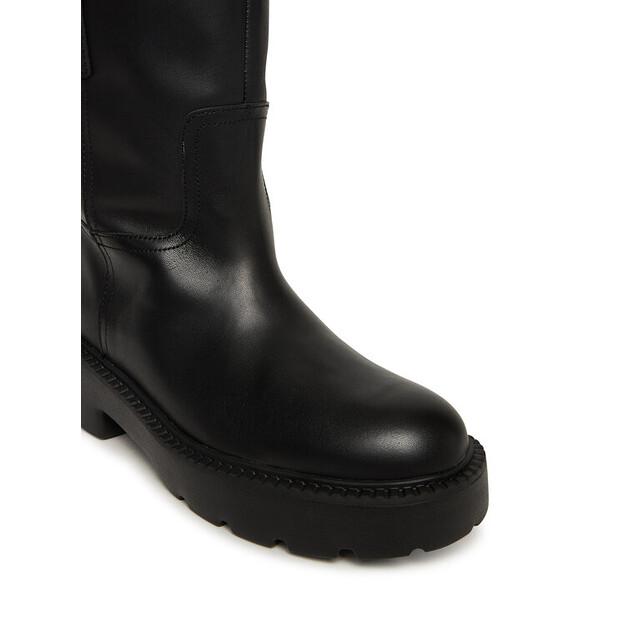 Ботинки Tommy Jeans Tjw Leather Mid Tubular Boot