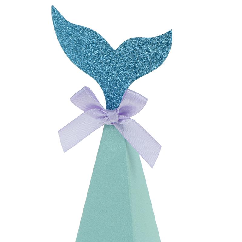 10Pcs Mermaid Gift Boxes Sweet Paper Candy Box Mermaid Birthday Party ...