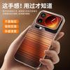 Kevlar Fiber Magnetic Snap-On Case 17 Pro Max Full Coverage Anti-Fingerprint Heat Dissipation Hard Shell With