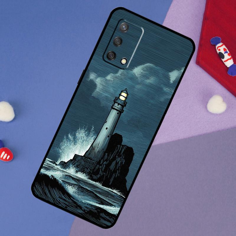 

Lighthouse Case For Oppo A17 A60 A40 A80 A16 A76 A96 A98 A58 A78 A18 A38 A57 A74 A54 A94 A15 A5 A6 Pro OPPO A60 5G