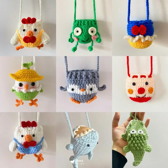 DIY Drachenbootfest Häkelset: Papagei & Küken Eierhalter für Kinder