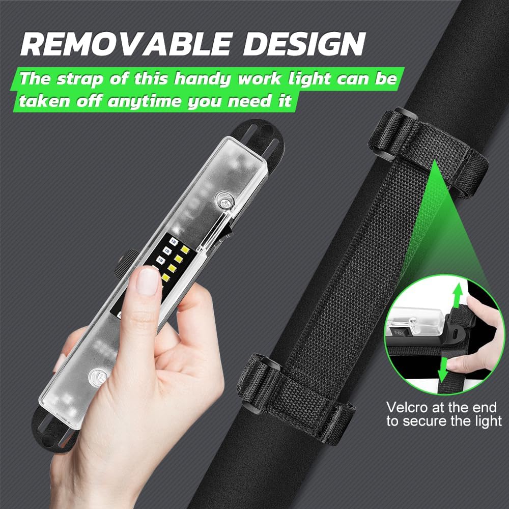 UTV Interior Dome Light, Lumimotor Universal Roll Bar Mount LED Light For UTV ATV Polaris RZR Can-Am Ranger Pioneer Talon Yamaha Kawasaki Off Road -