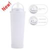 2024 New Model 830ml Large Capacity Thermos Cup with Convenient Handle, Dual Drinking Cup, Large Hole Straw Cup