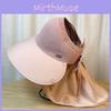 Adjustable Brim Sun Hat Women Summer Outdoor Riding Neck Guard Fisherman Hat