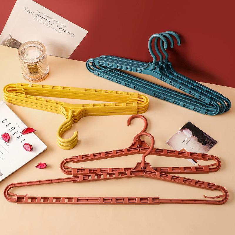 Multi-Function Retractable Towel Hanger Simple Dry And Wet Dual-Use Rotating Towel Hanging Lengthened Non-Slip Hanger