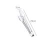 Non-slip Stainless Steel Kitchen Food Clip Crown Hollow Tongs Barbecue Steak Bread Clips Cooking Utensils