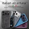 Custodia di Lusso in Camoscio per IPhone 18 17 Pro Max Materiale Alcantara Anti-impronte Sottile Custodia Magnetica per Telefono per IPhone 18 Pro 17 Pro