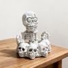 Simulated Fish Tank Skeleton Landscaping Resin Reptile Tank Skeleton Ornament  Reptile Hiding Spots