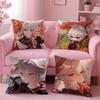 Anime Kaedehara Kazuha Cushion Cover Cushion Cover Set 4Pcs 50X50 45X45 40X40 Pillowcase Decorative Sofa Home Decor