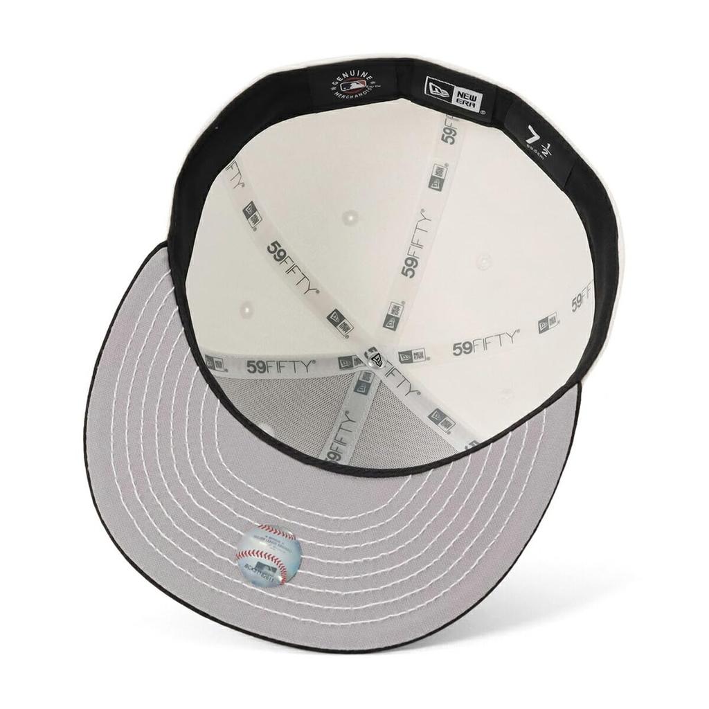 New Era 59FIFTY MLB Duck Canvas DET Size 7 DUCK DETTIG IVR 14388862 NER36C0387 Two-Tone Cap, Ivory/Black, 3/8 (5950 BLK)