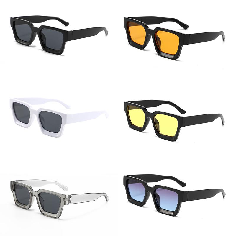 Klassisk Firkantet Innfatning Dame Full Innfatning Solbeskyttelsesbriller For Menn Hverdagsskygger Brilletilbehør Gave