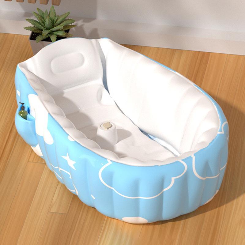 Children's Portable Inflatable Bathtub for Travel and Outdoor Water Play