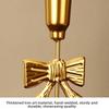 Mirror Finish Bowknot Candle Holders Vintage Iron Candlestick Decorative Stand  Wedding Decor